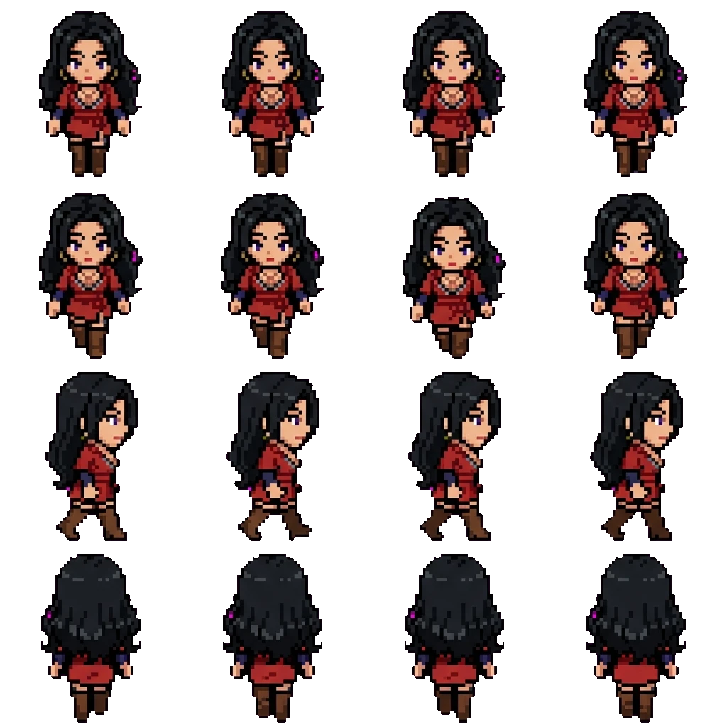 Catteleya Baudelaire movement sprite