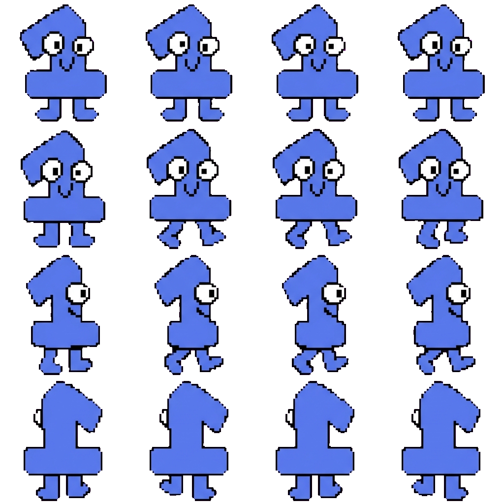 One movement sprite