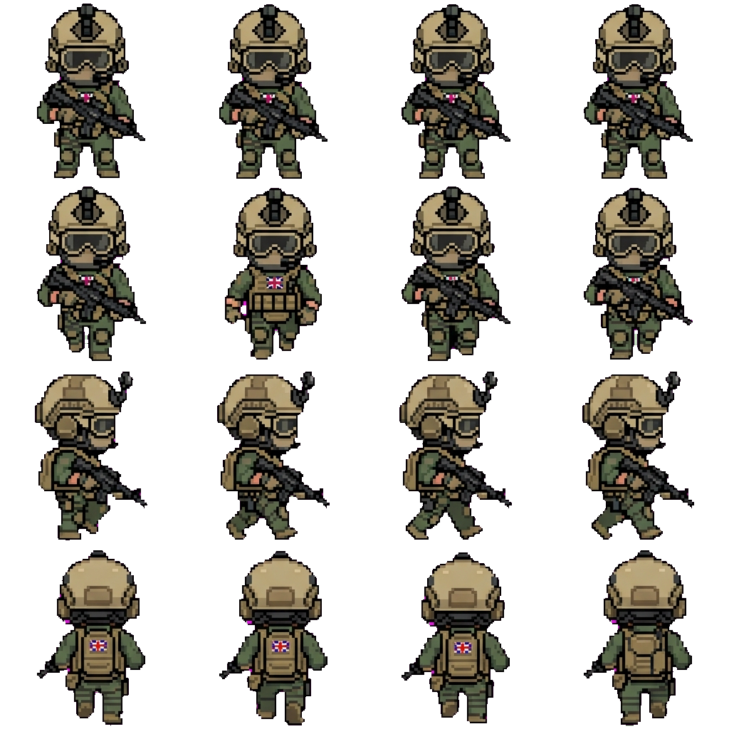 Roach movement sprite