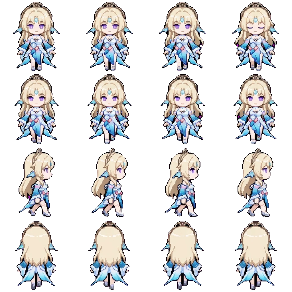 Pearl movement sprite