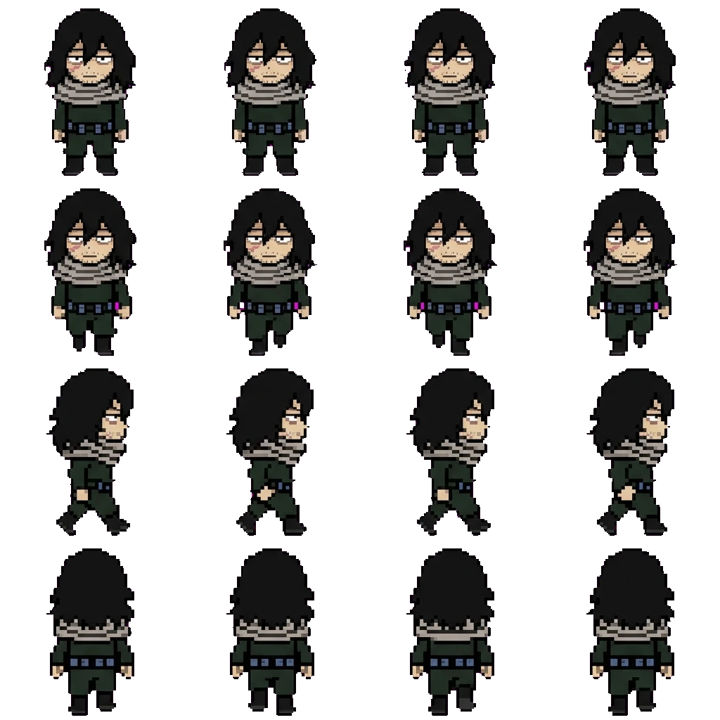 Aizawa Shōta movement sprite