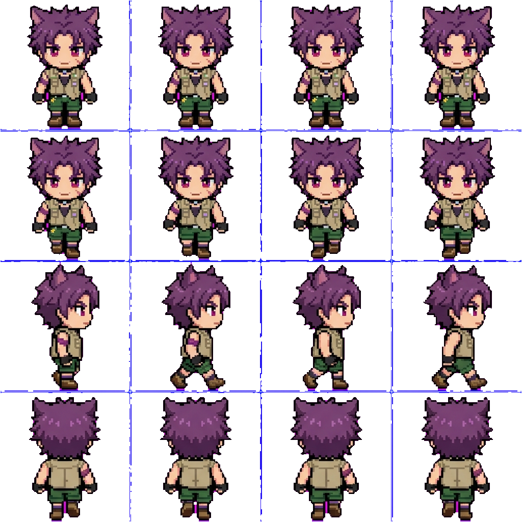 Yoichi Yukimura movement sprite
