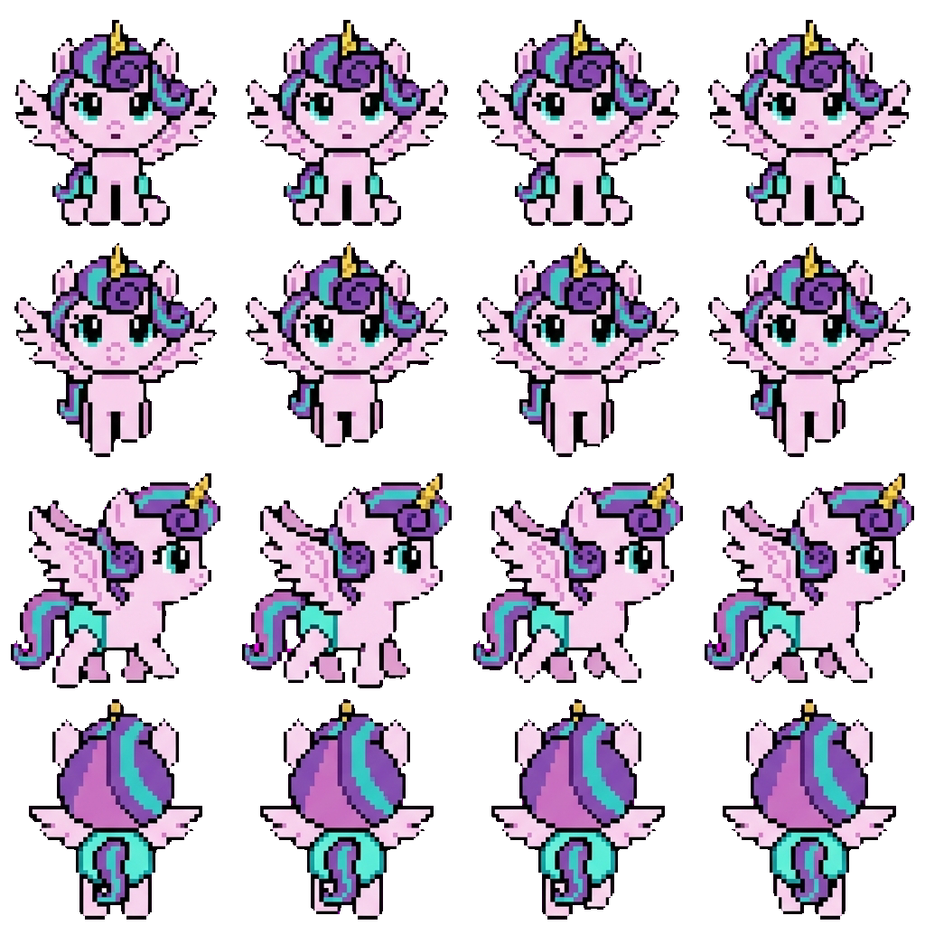 Flurry heart movement sprite