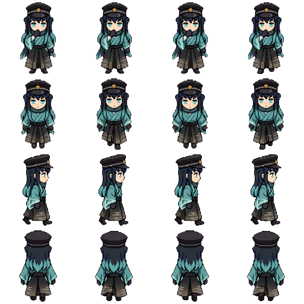 Muichiro Tokito movement sprite
