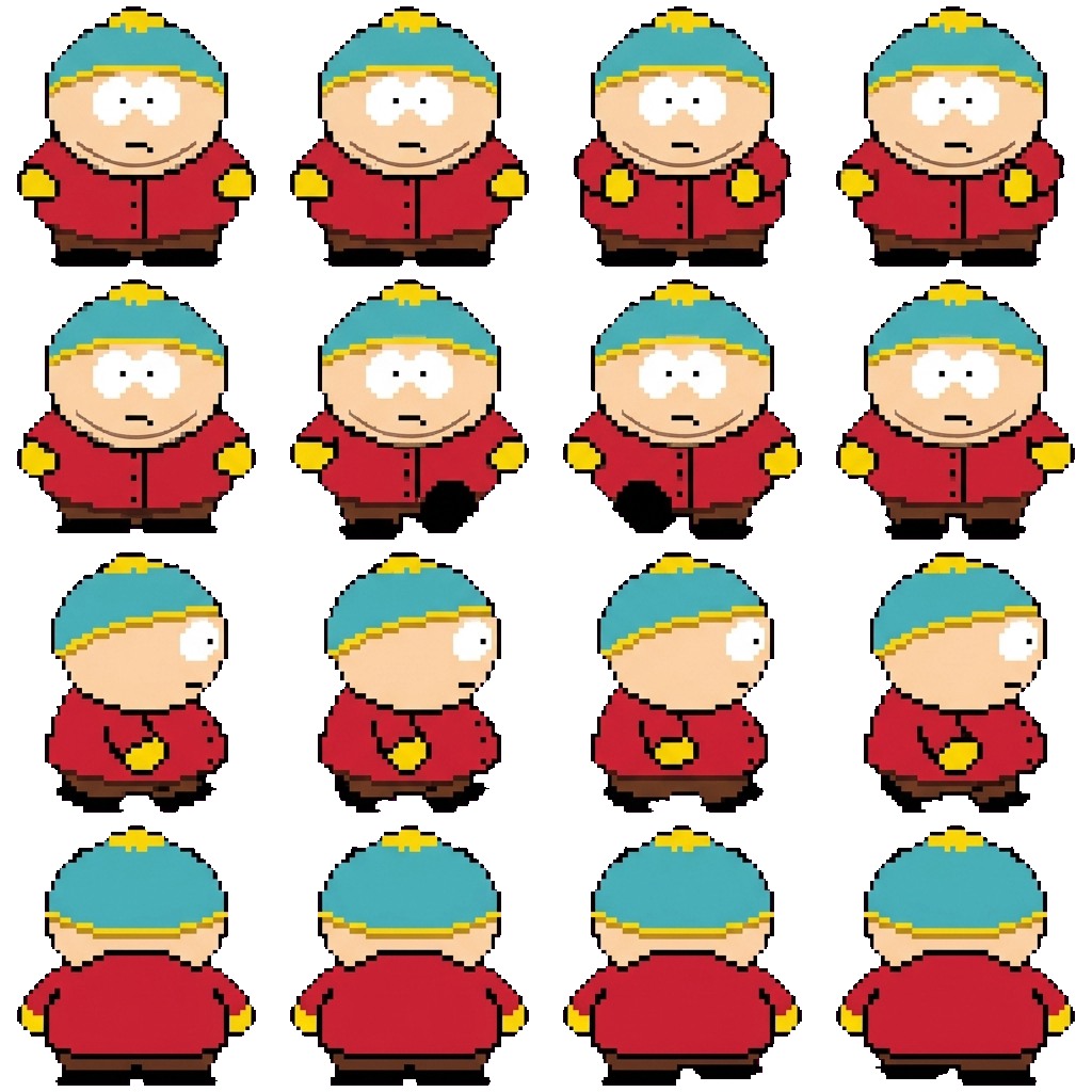 Cartman movement sprite