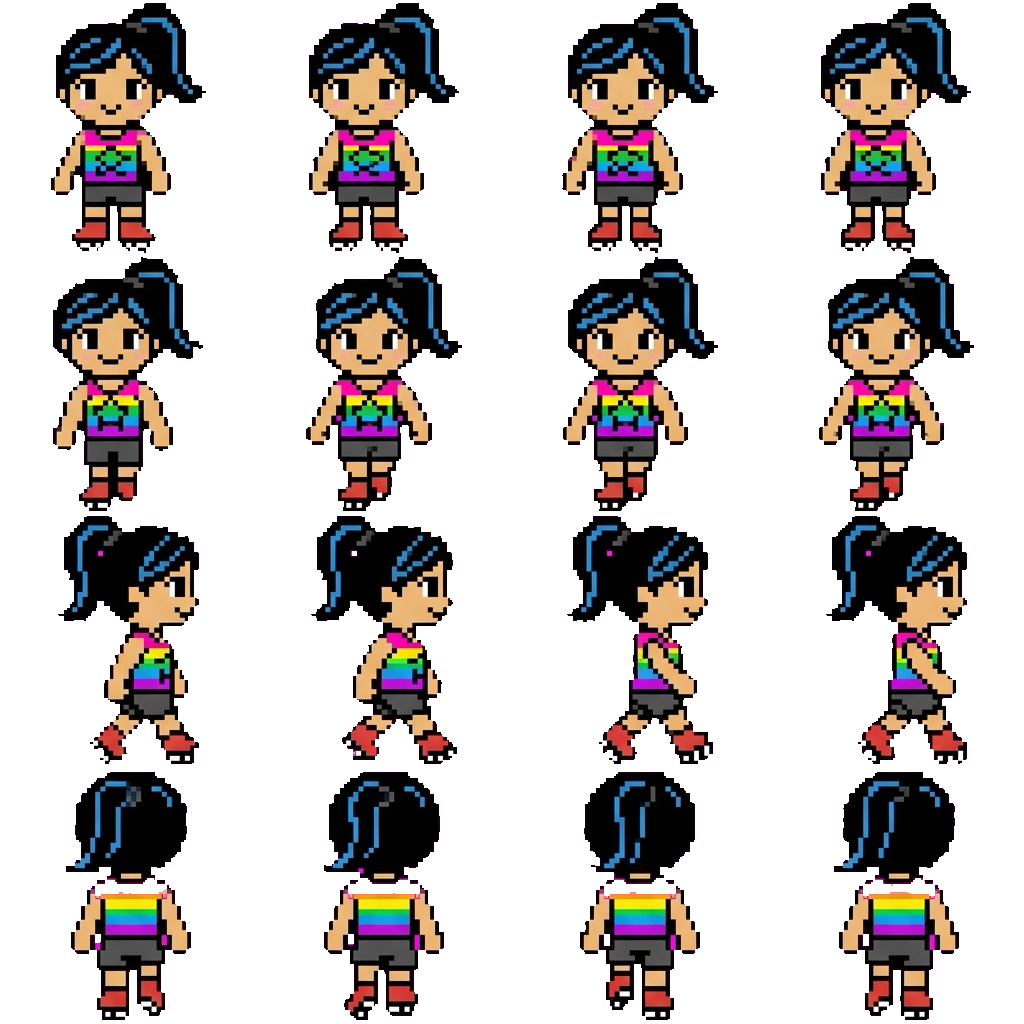 Charline movement sprite