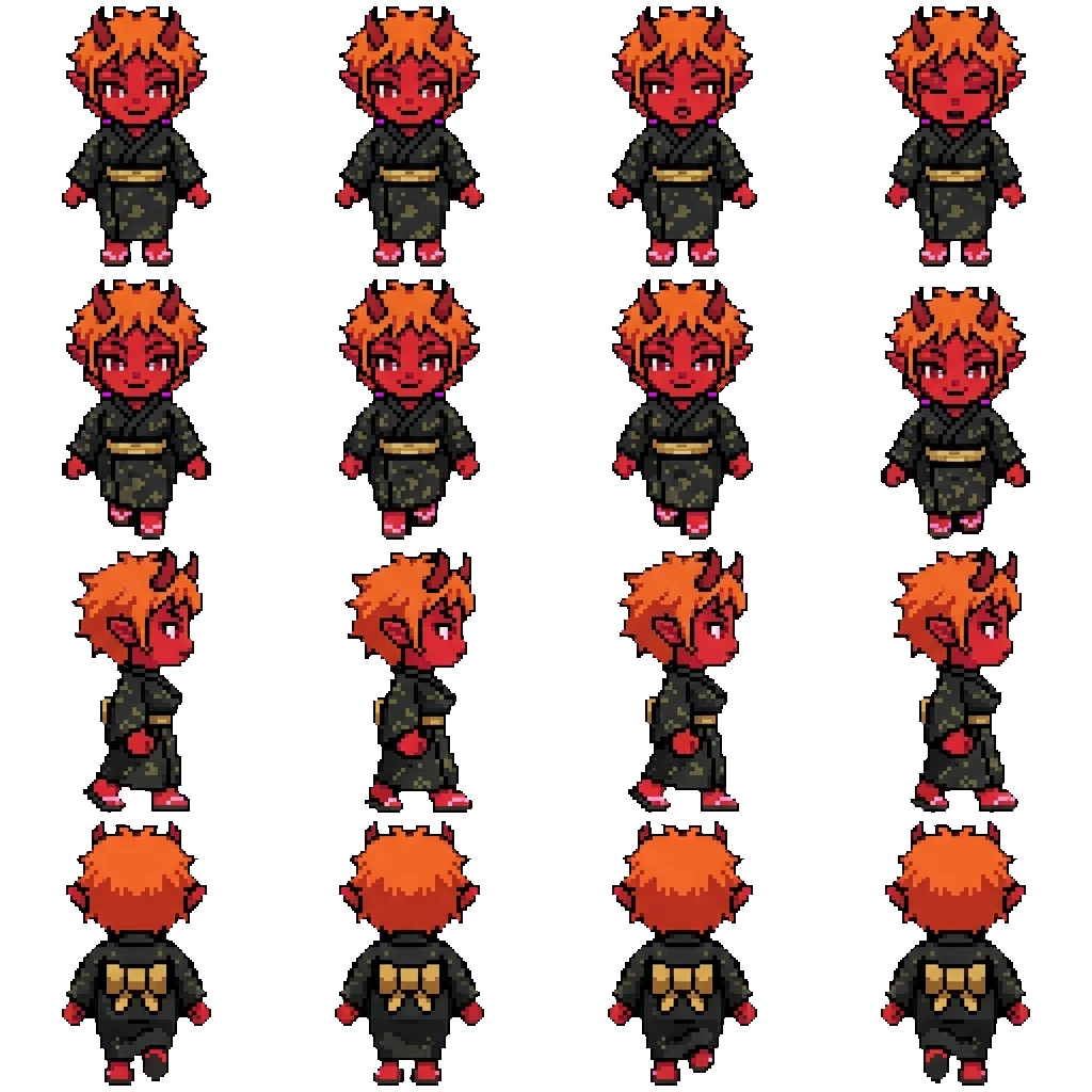 Saki movement sprite