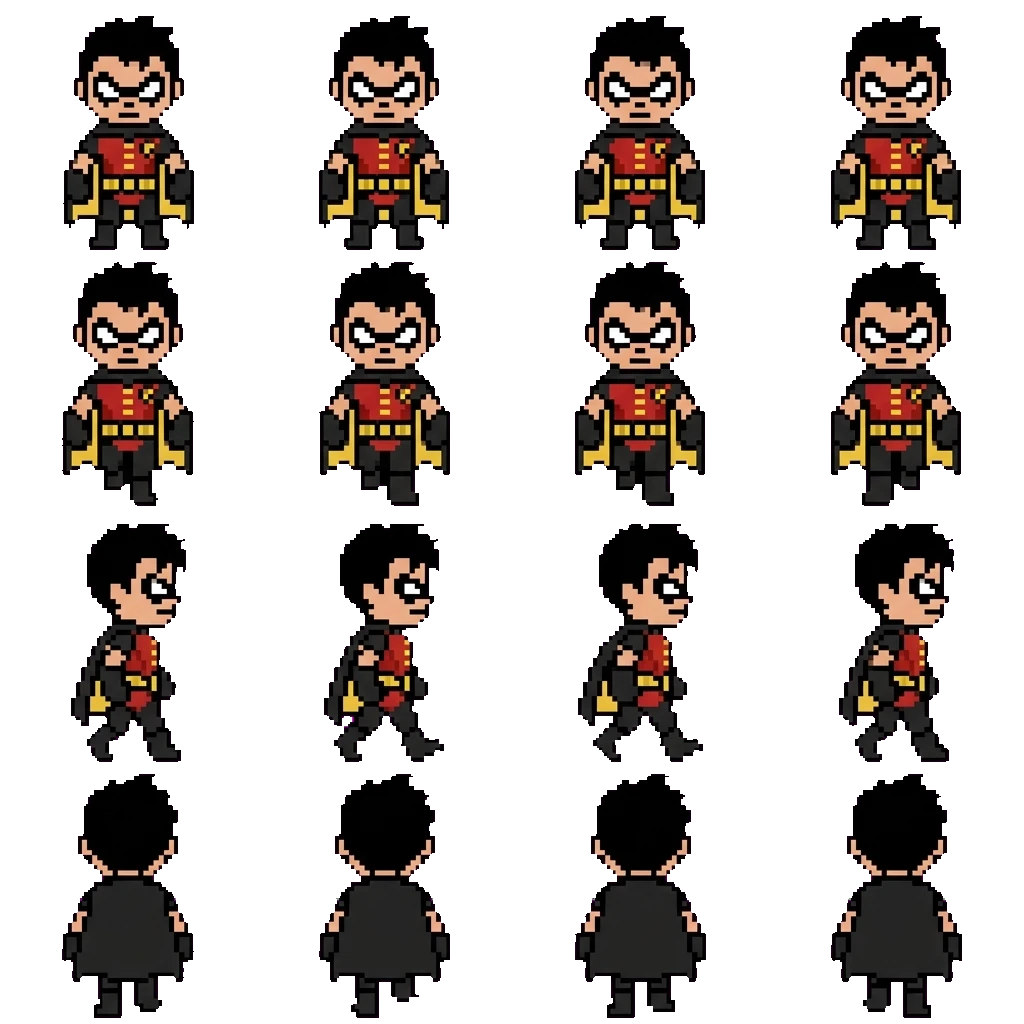Robin movement sprite