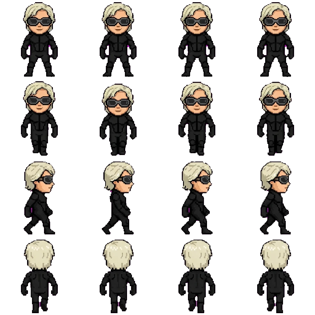 Peter Maximoff movement sprite