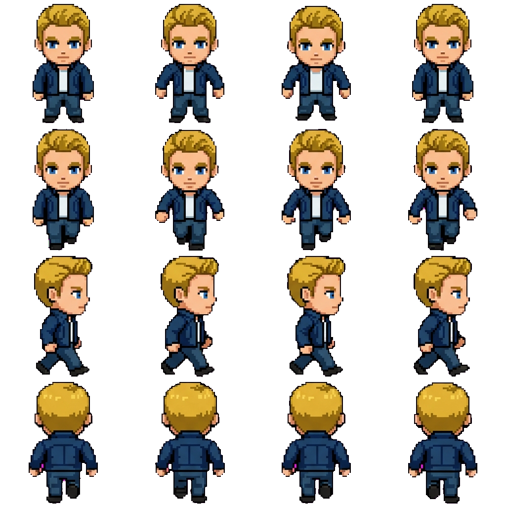Steve Rogers movement sprite
