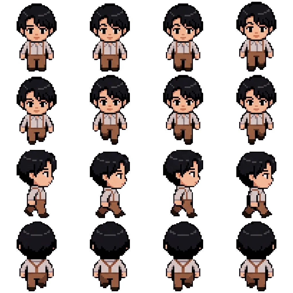 Satoko movement sprite