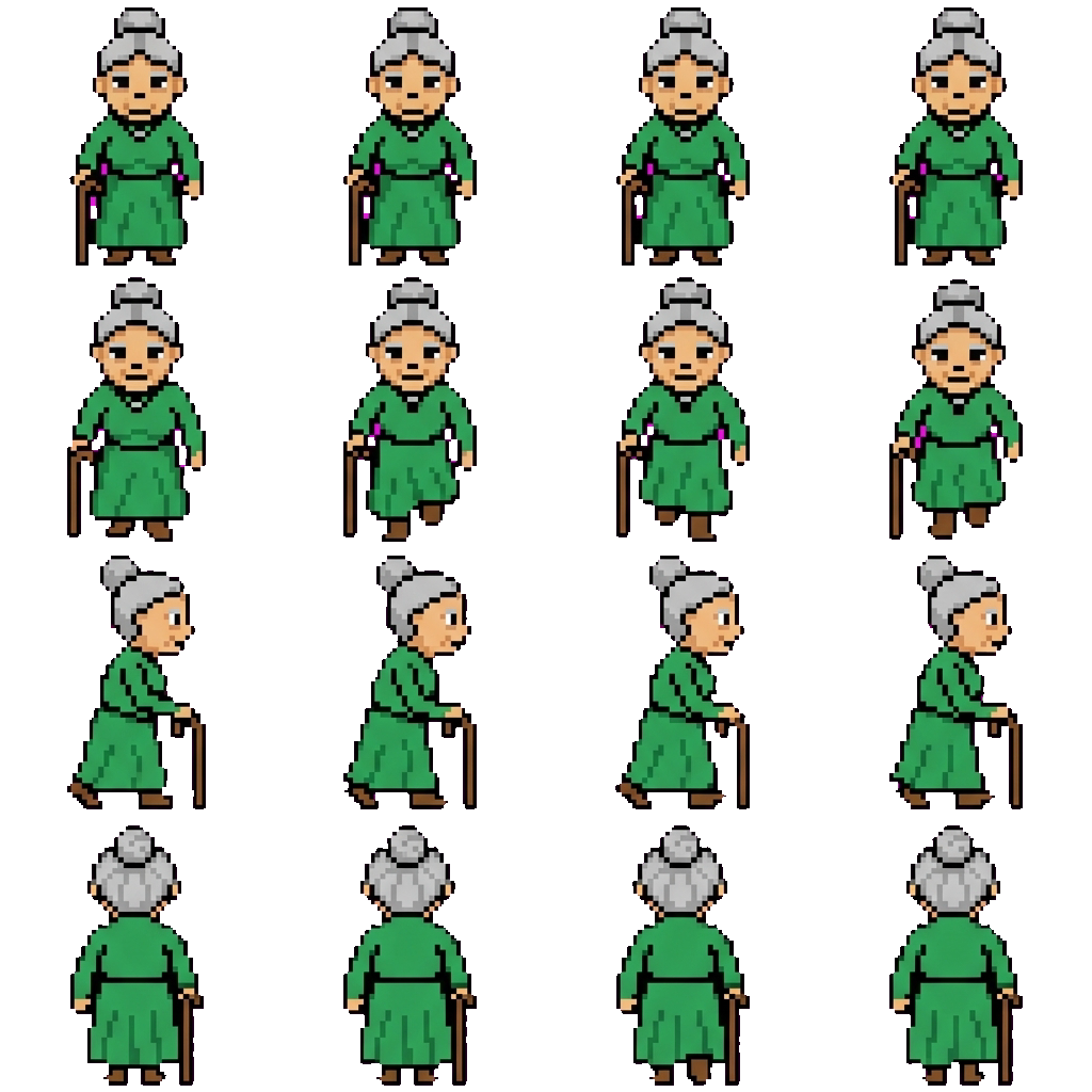 Ms. Rita movement sprite