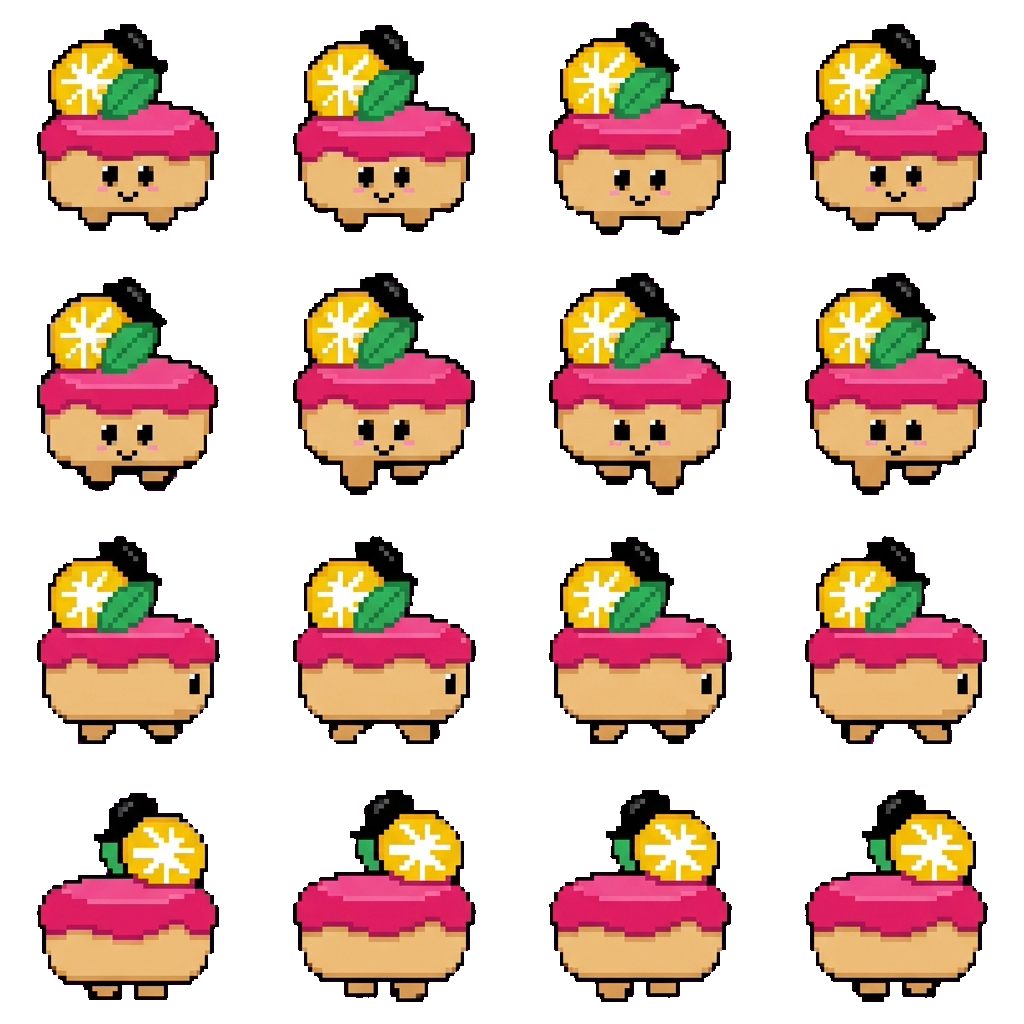 Lovely movement sprite