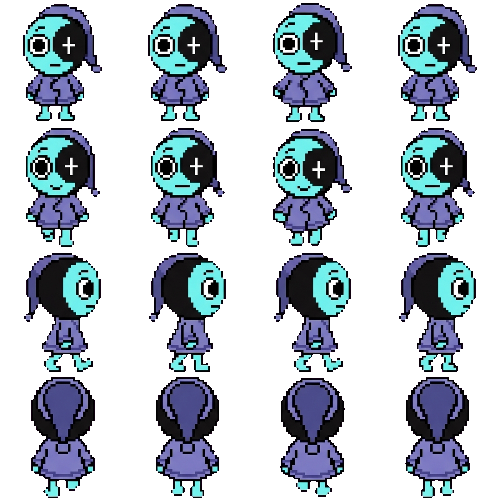 Astro movement sprite