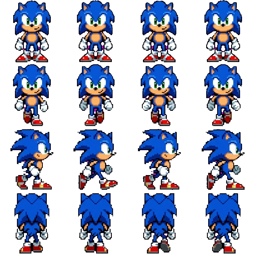 Sonic movement sprite