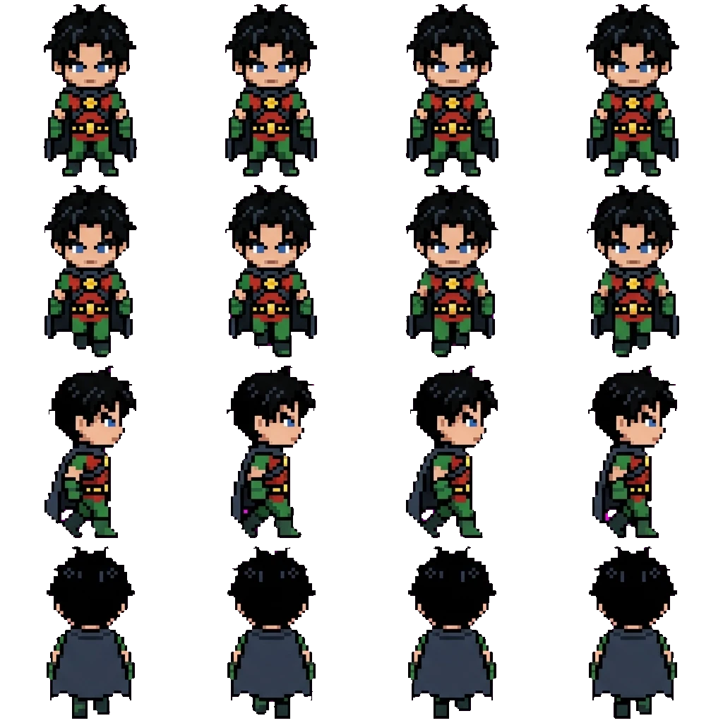 Tim Drake movement sprite