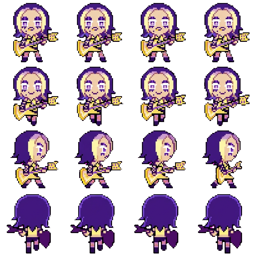 Black Lemonade Cookie movement sprite