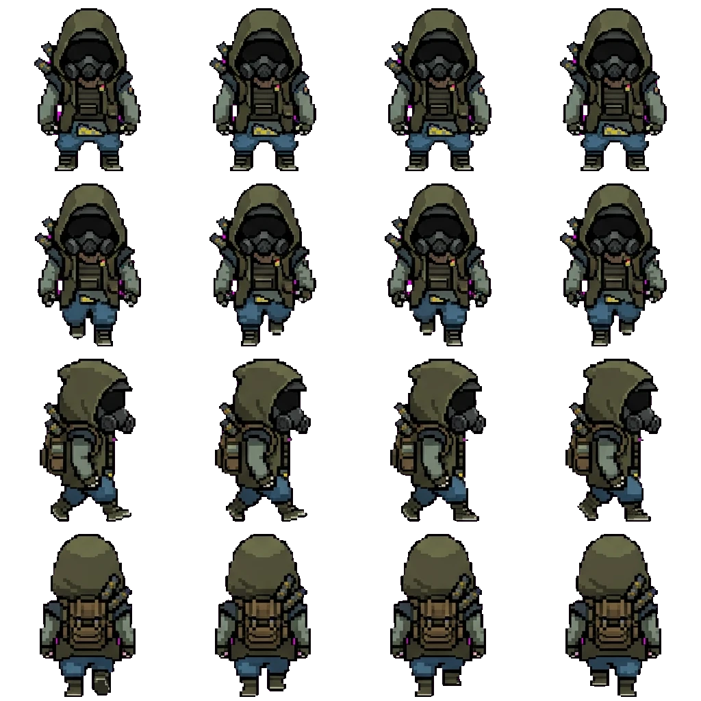 Hunter movement sprite