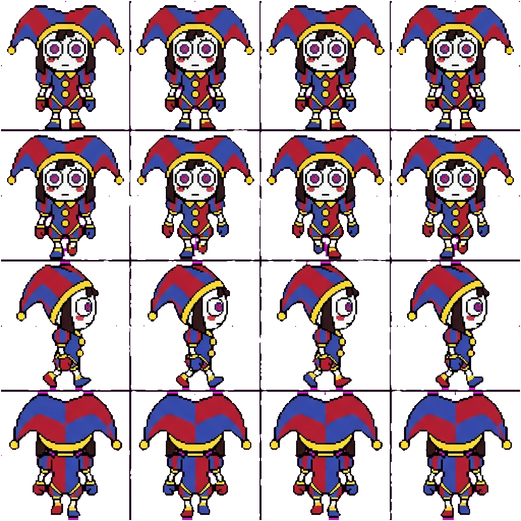 Pomni movement sprite