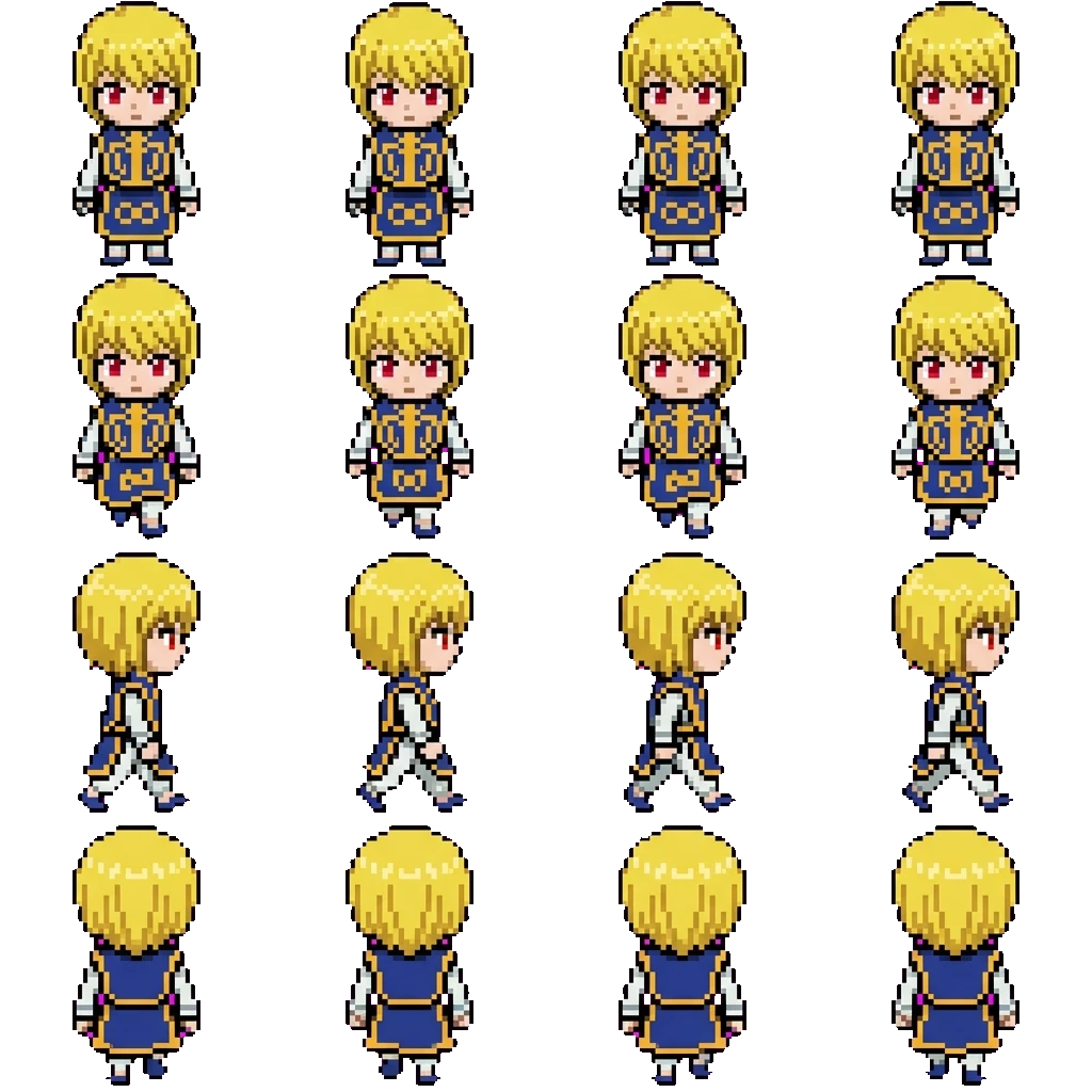 Kurapika Kurta movement sprite