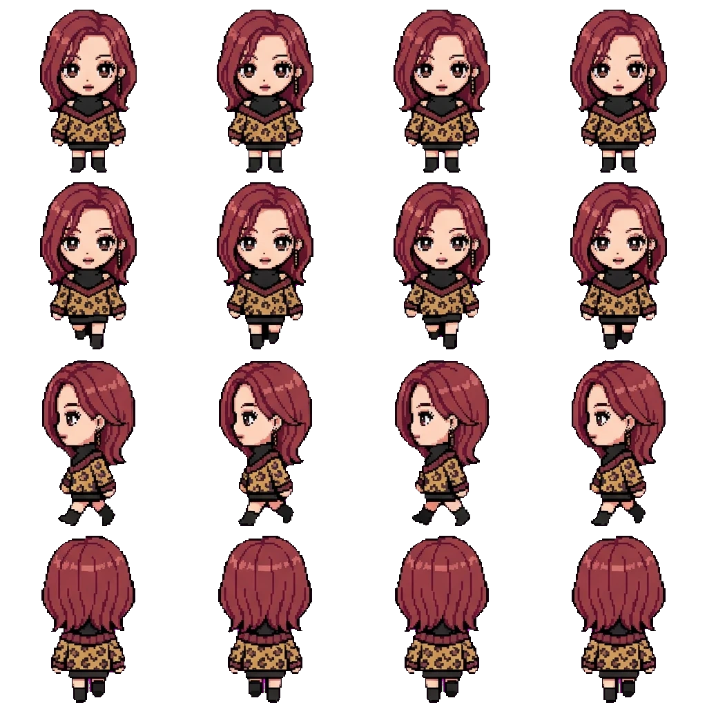 Hachi movement sprite