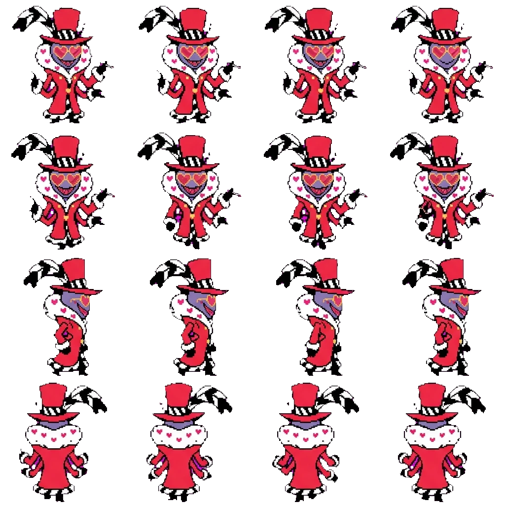 Valentino movement sprite