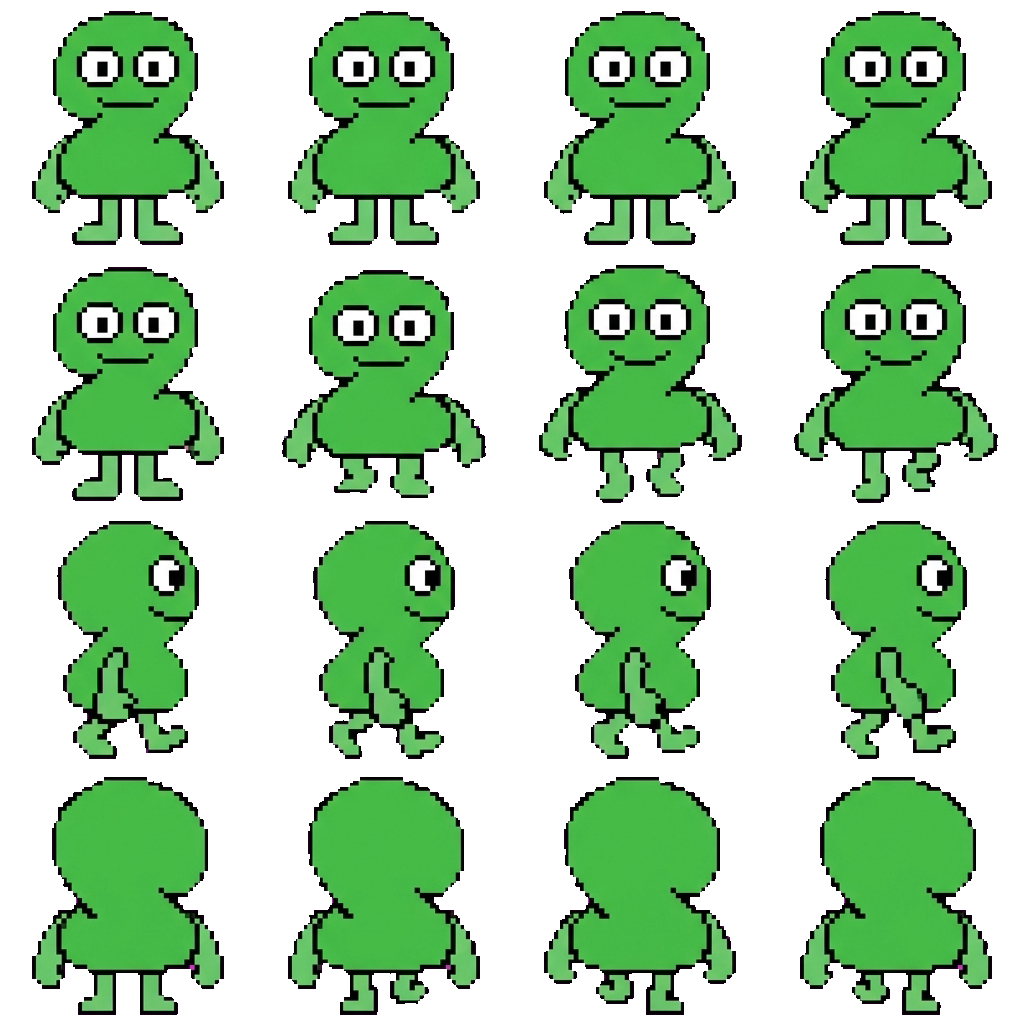Two movement sprite