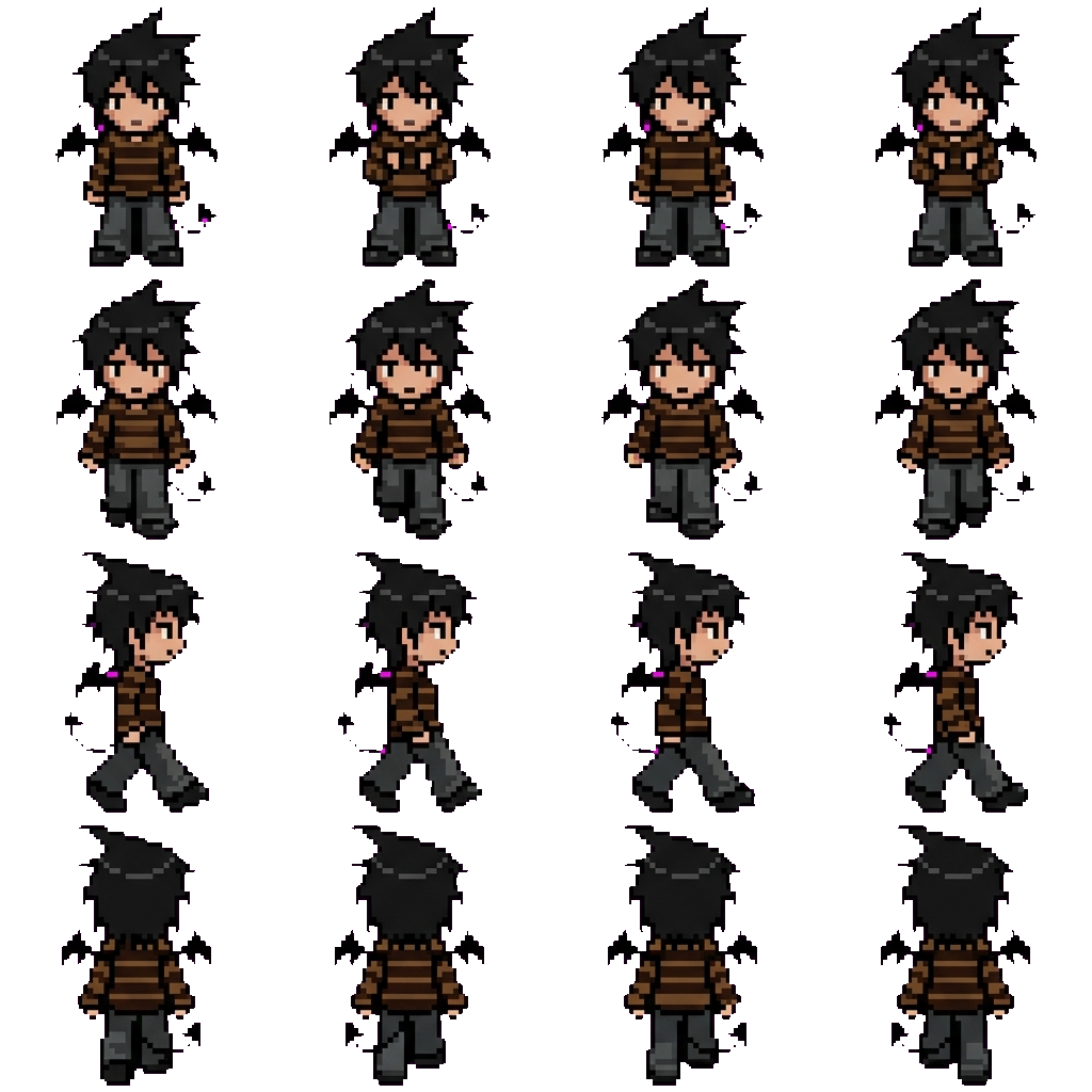 Lizzie Endmaker movement sprite