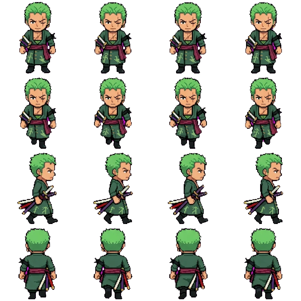 Zoro movement sprite