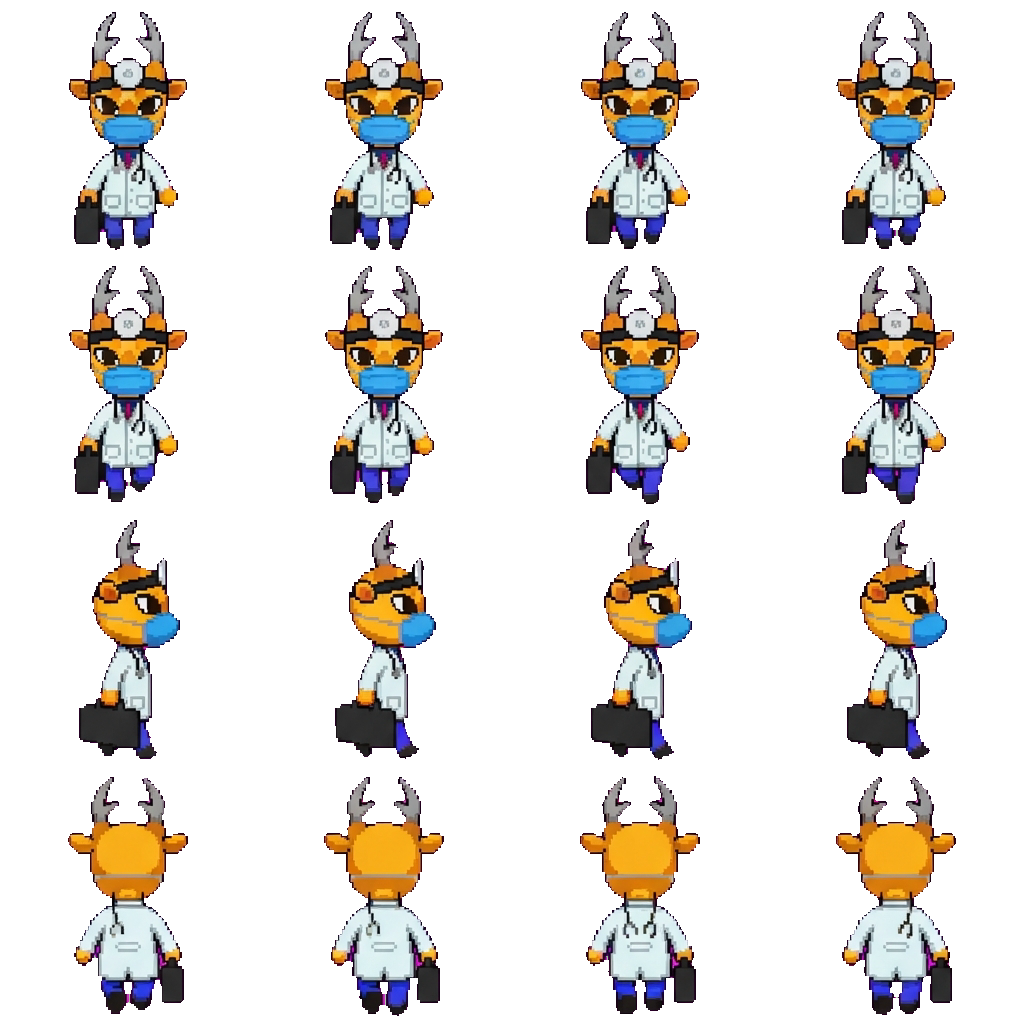Dr. Harlow movement sprite