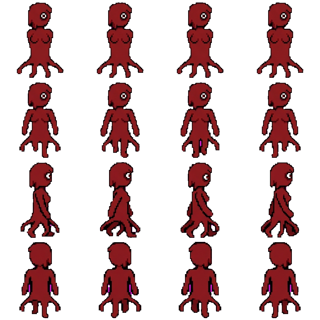 Clara movement sprite