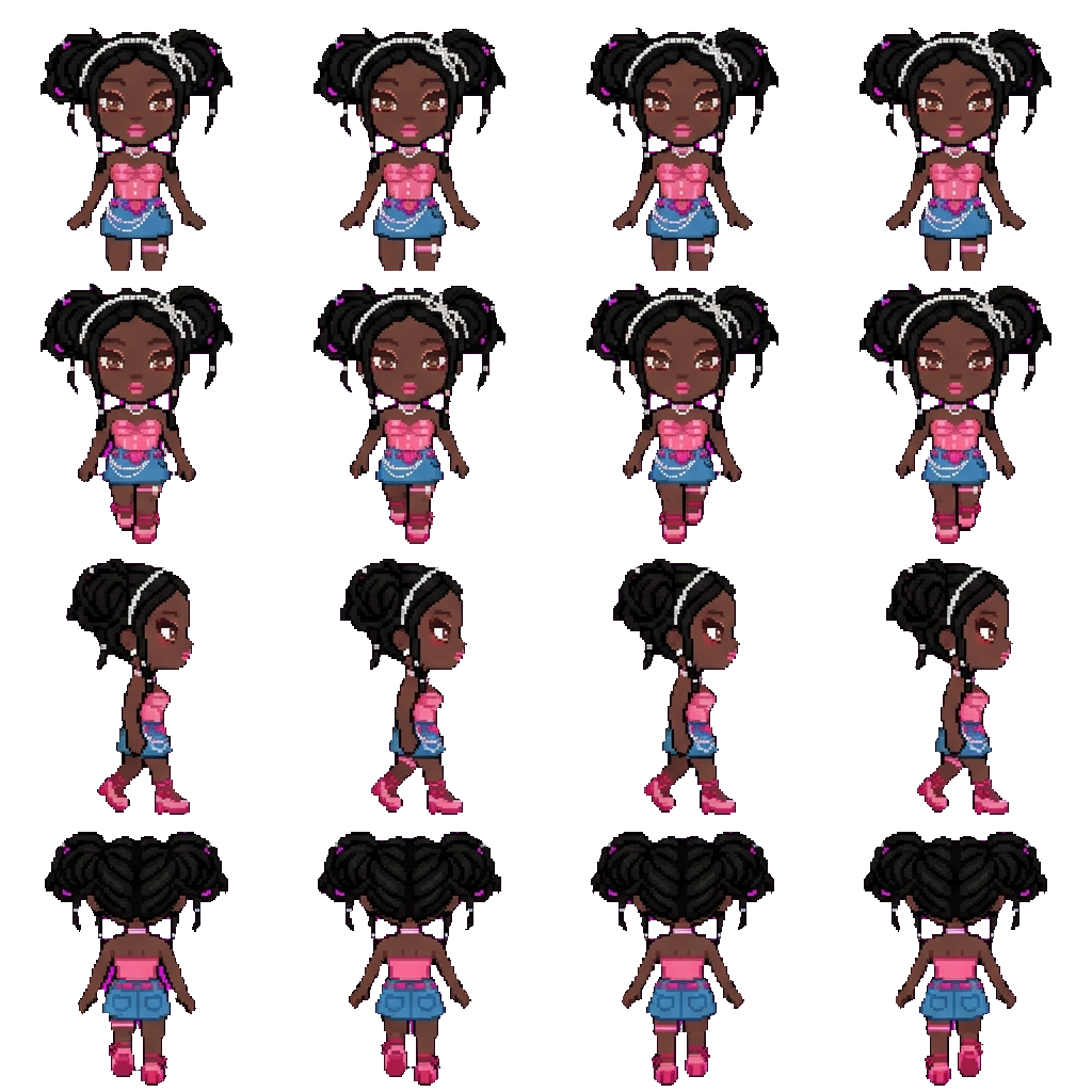 Sapphire movement sprite