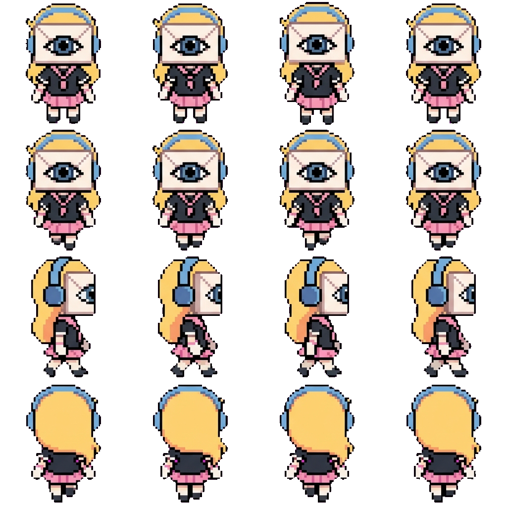 Blanca movement sprite