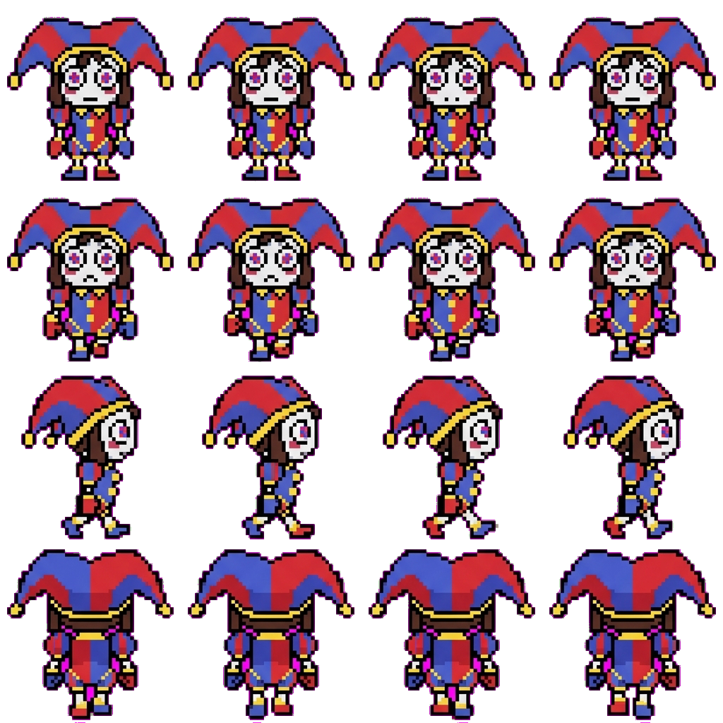 Pomni movement sprite