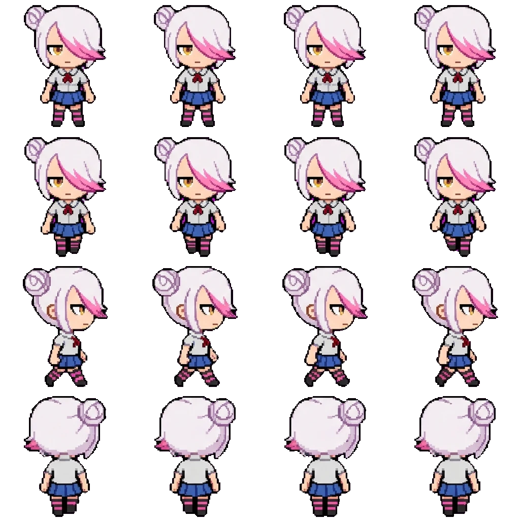Meg movement sprite