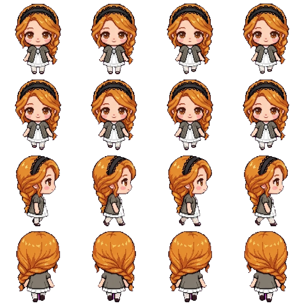 Angel movement sprite