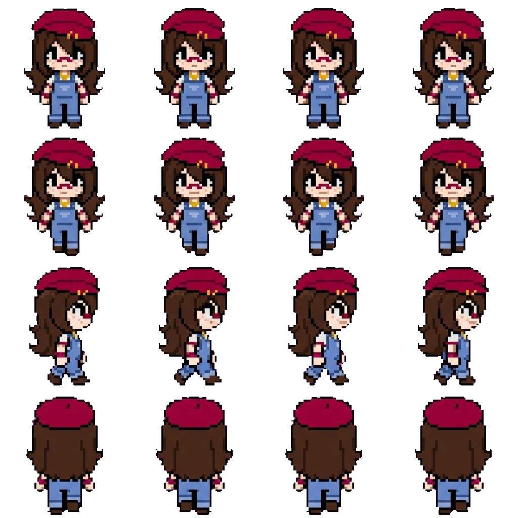 Evangeline movement sprite