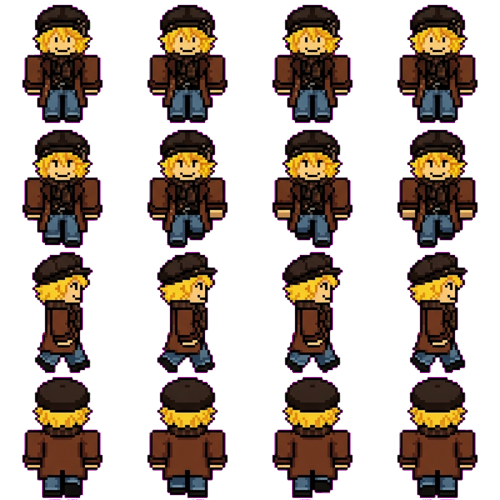 Postman movement sprite