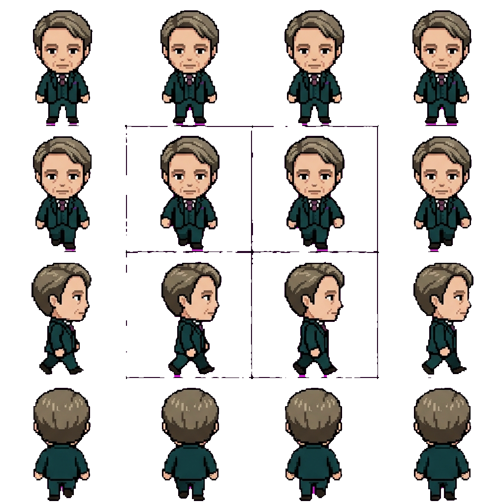 Hannibal Lecter movement sprite