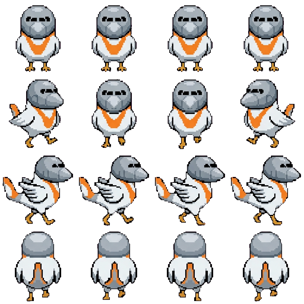 Boeing 737 Poodle tiuque movement sprite