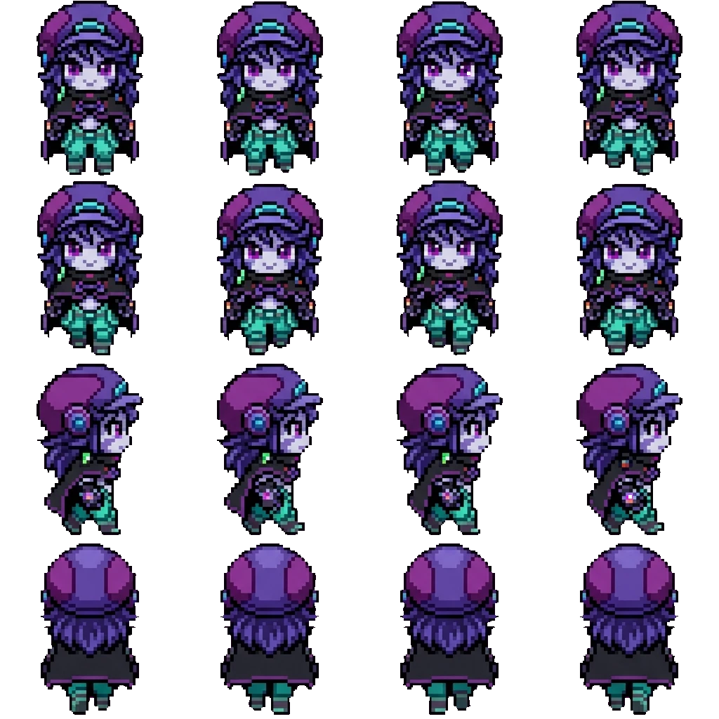 Aiko movement sprite