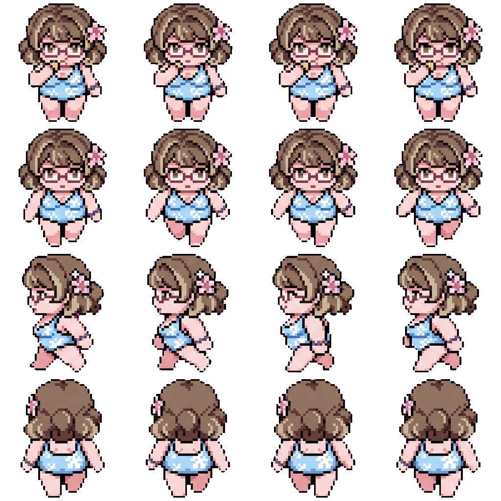 Lia movement sprite
