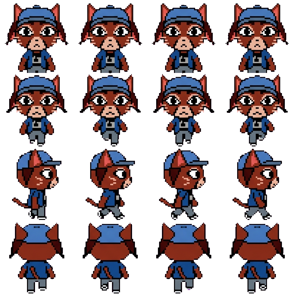 Liz movement sprite