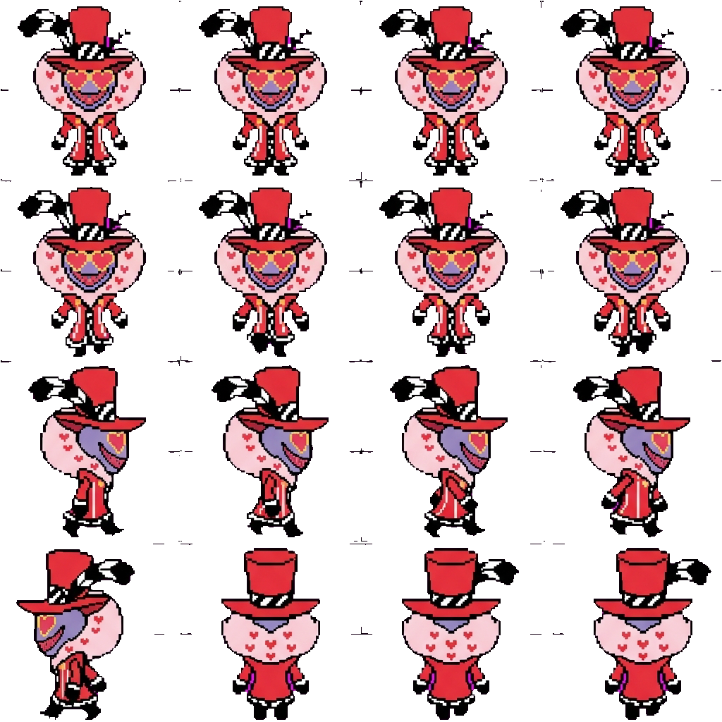 Valentino movement sprite