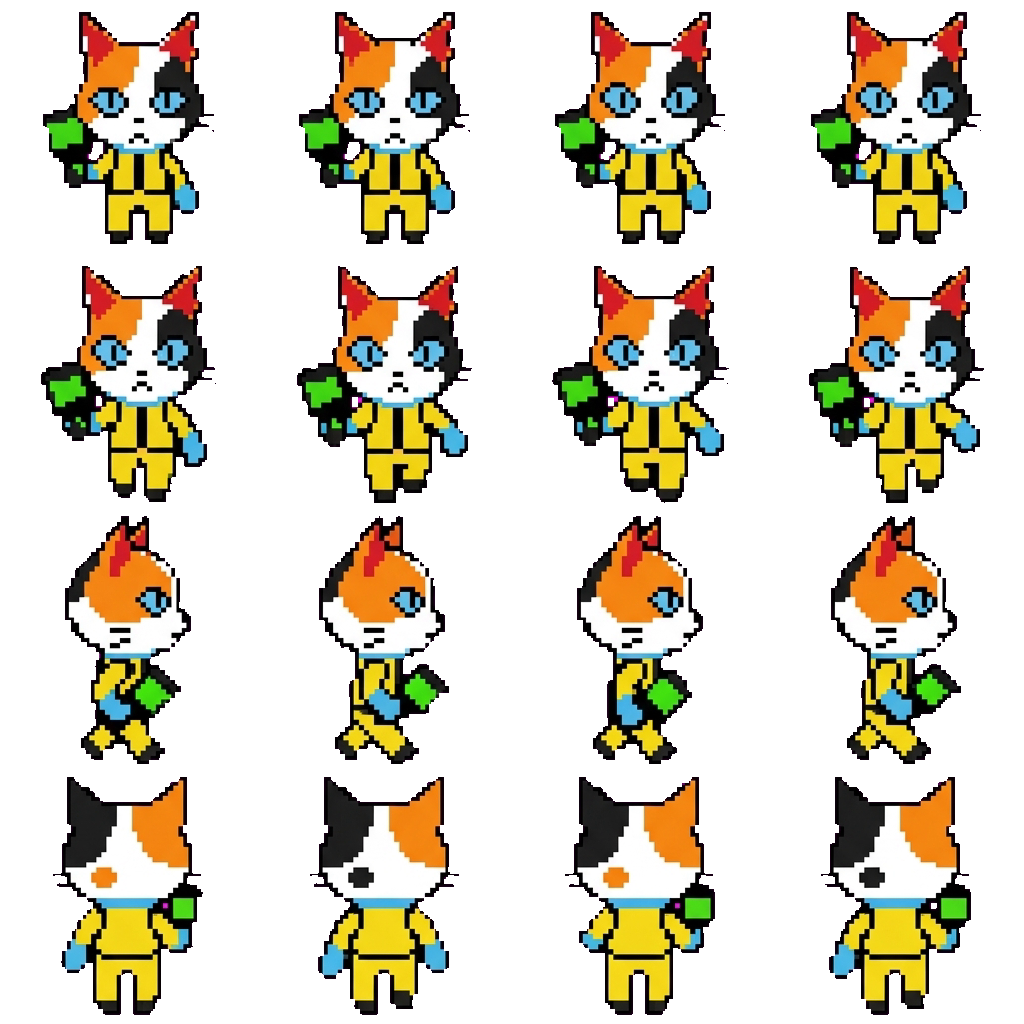 Sam movement sprite