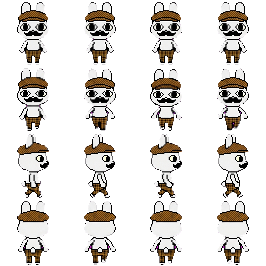 Barney movement sprite