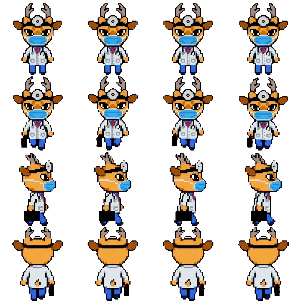 Dr. Harlow movement sprite
