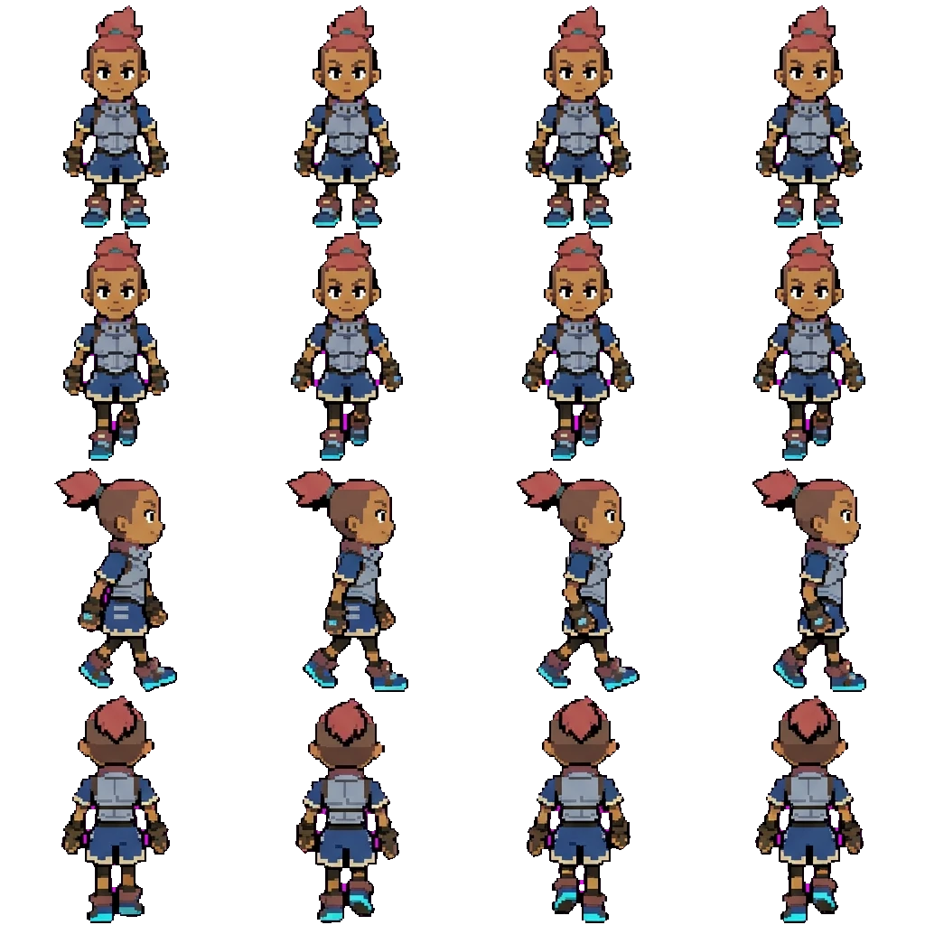 Key movement sprite