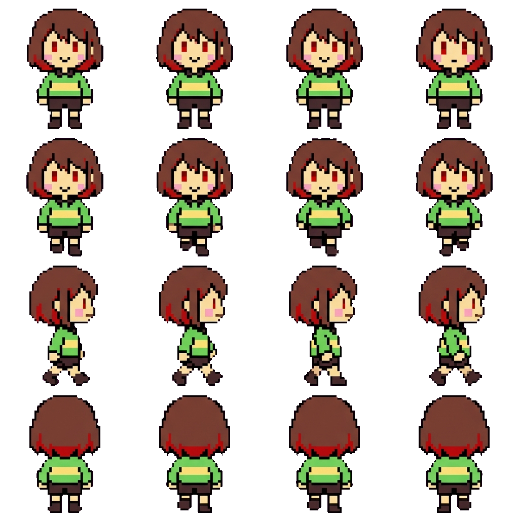 Chara movement sprite