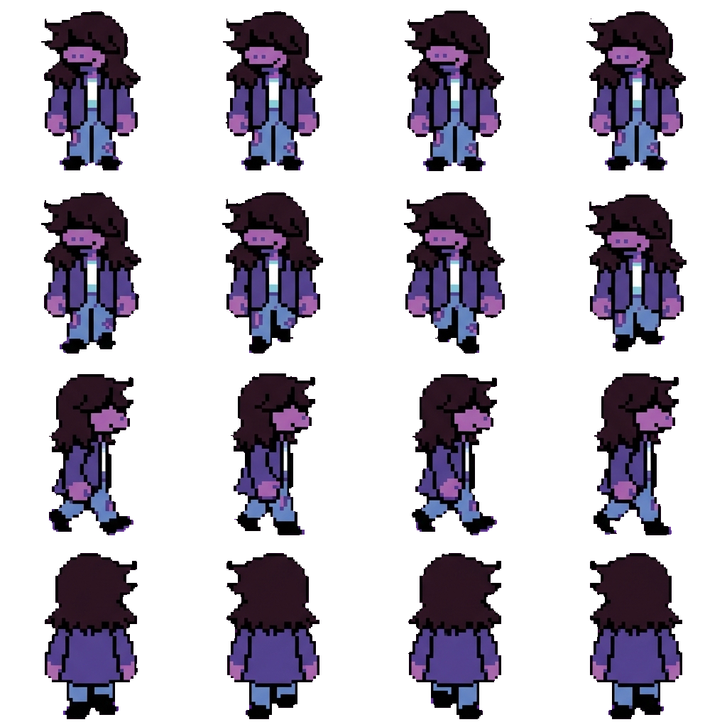Susie movement sprite